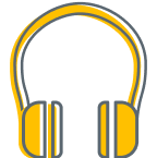 ícono de audifonos