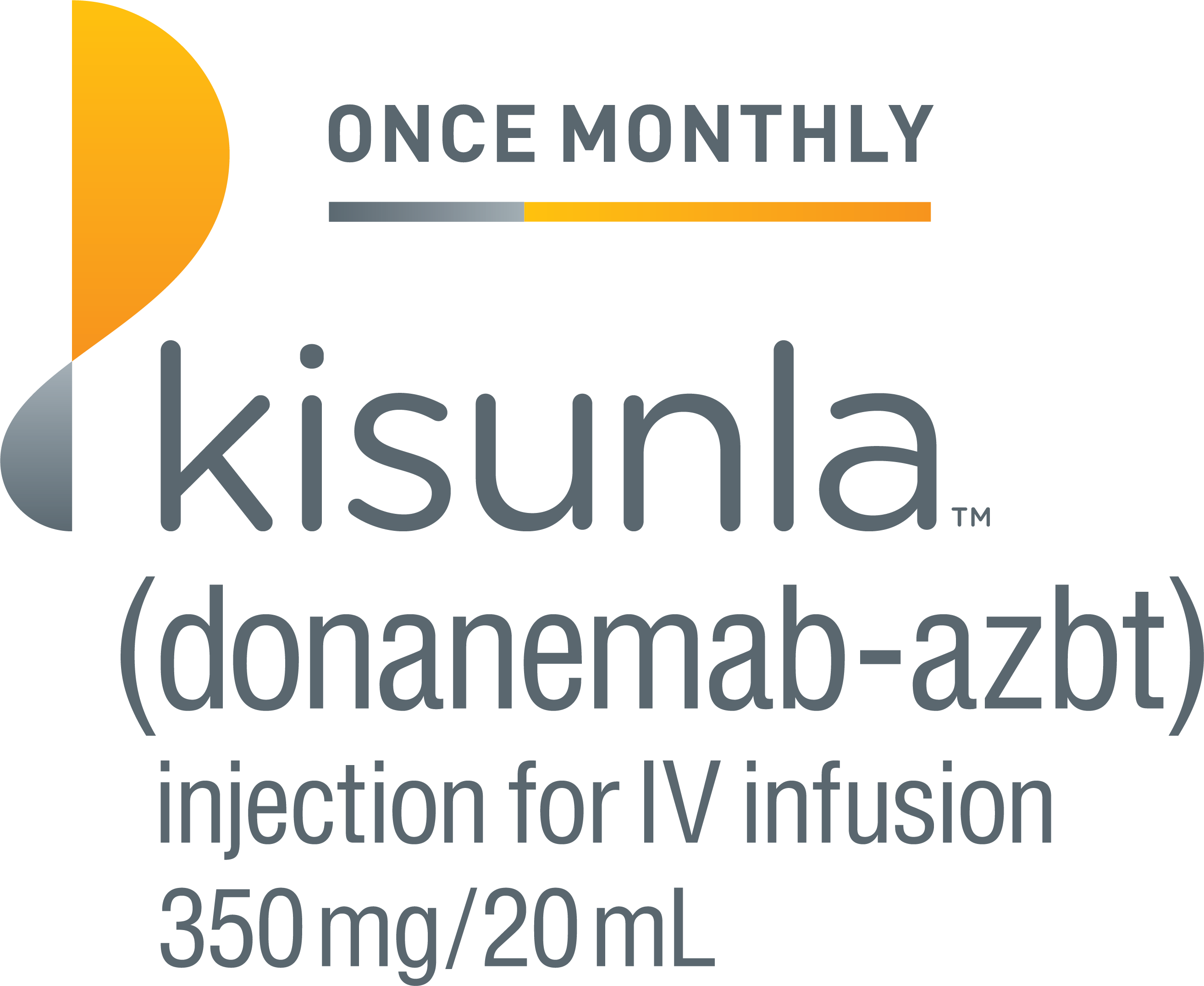 Kisunla™ (donanemab-azbt) injection for IV infusion 350 mg/20 mL