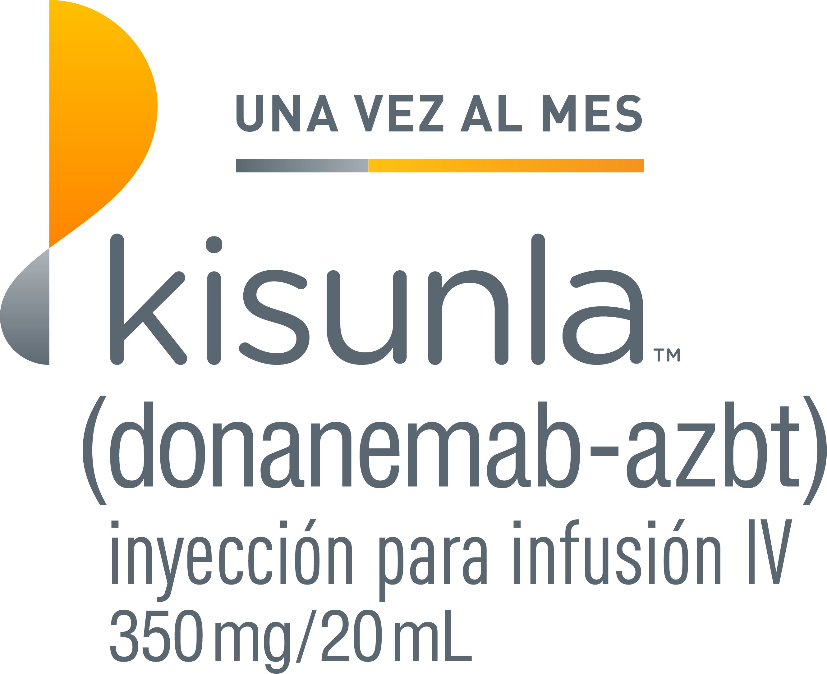 Kisunla™ (donanemab-azbt) inyección para infusión IV 350 mg/20 mL